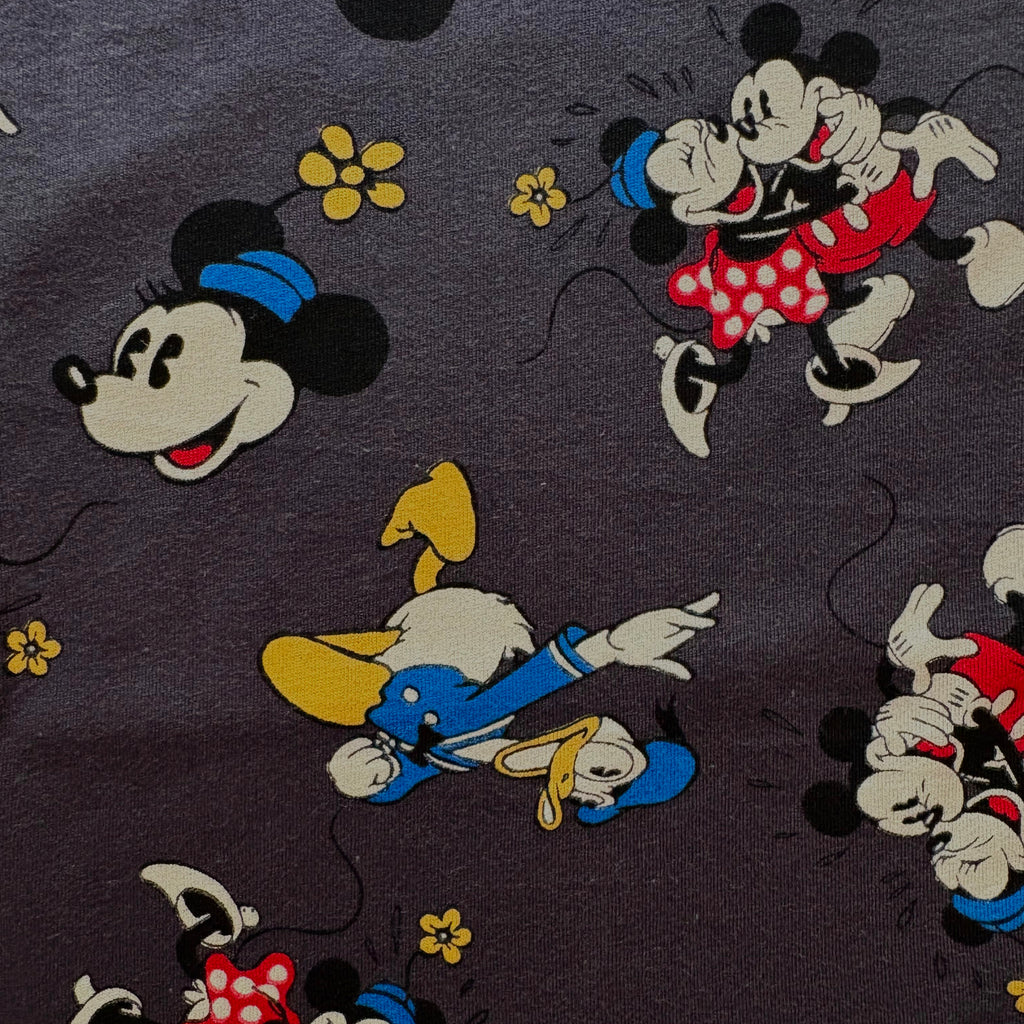 Close-up of the cartoon characters print on the Cartoon Carnival Cotton Co-ord Set.