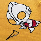 Close-up of the Superhero character print on the Hero Squad Cotton Co-ord Set.