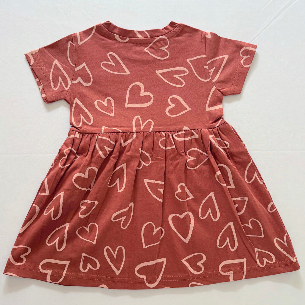 Happy Hearts Cotton Frock