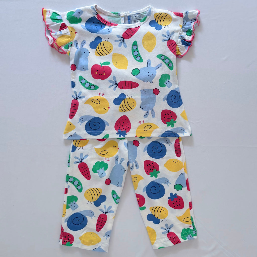 Garden Friends Cotton Pyjama Set