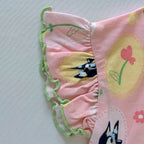 Pink Paws Cotton Pyjama Set