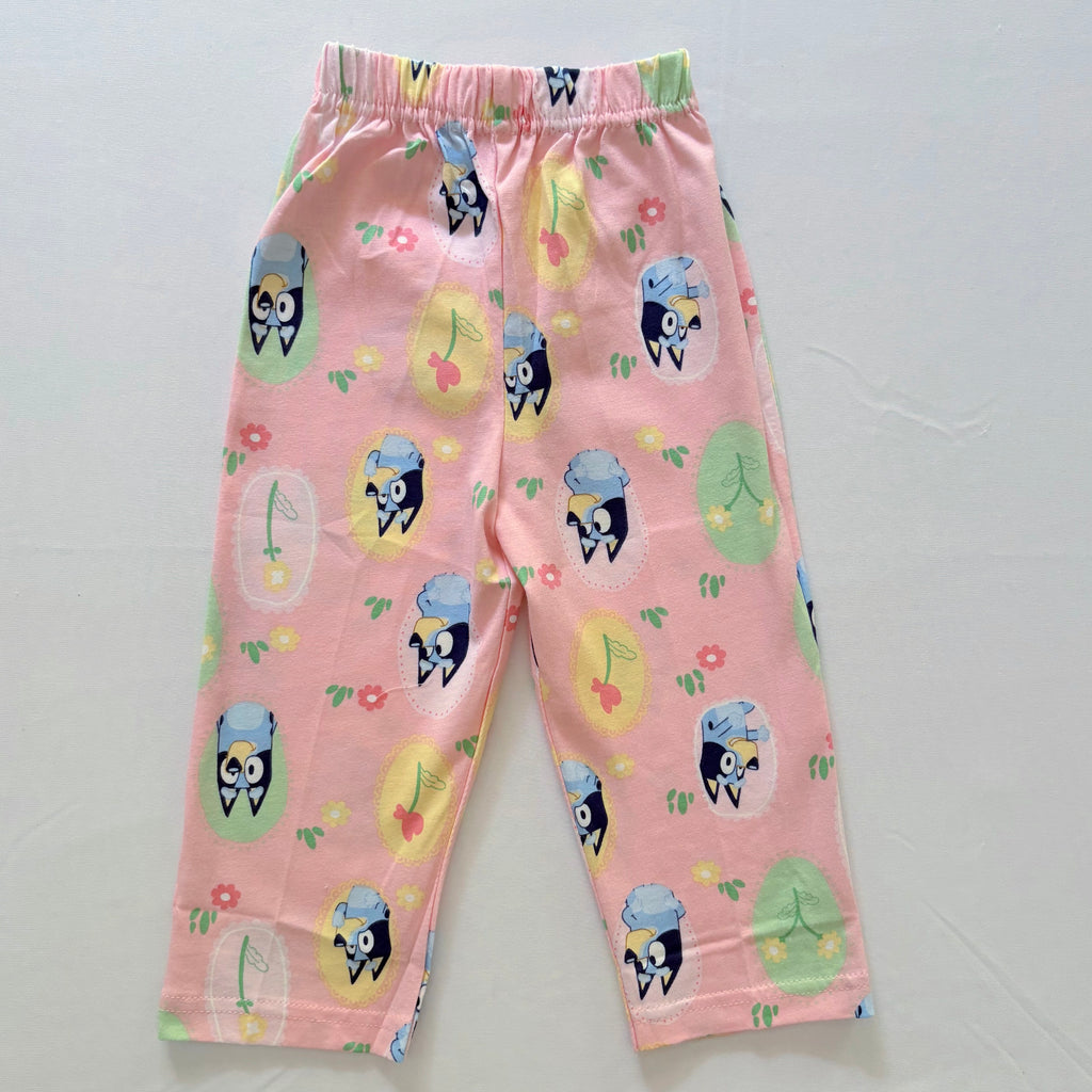 Pink Paws Cotton Pyjama Set