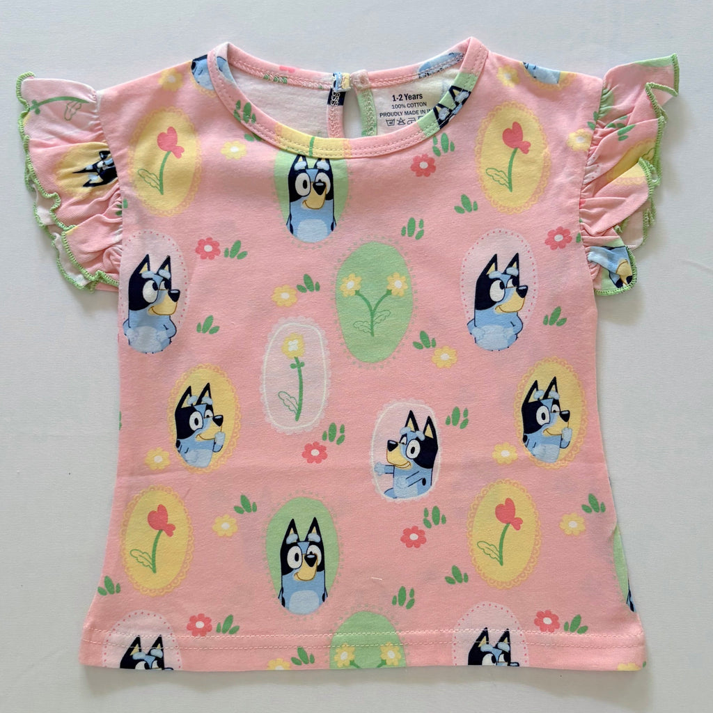 Pink Paws Cotton Pyjama Set
