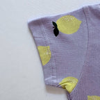 Lemon Whimsy Cotton Pyjama Set