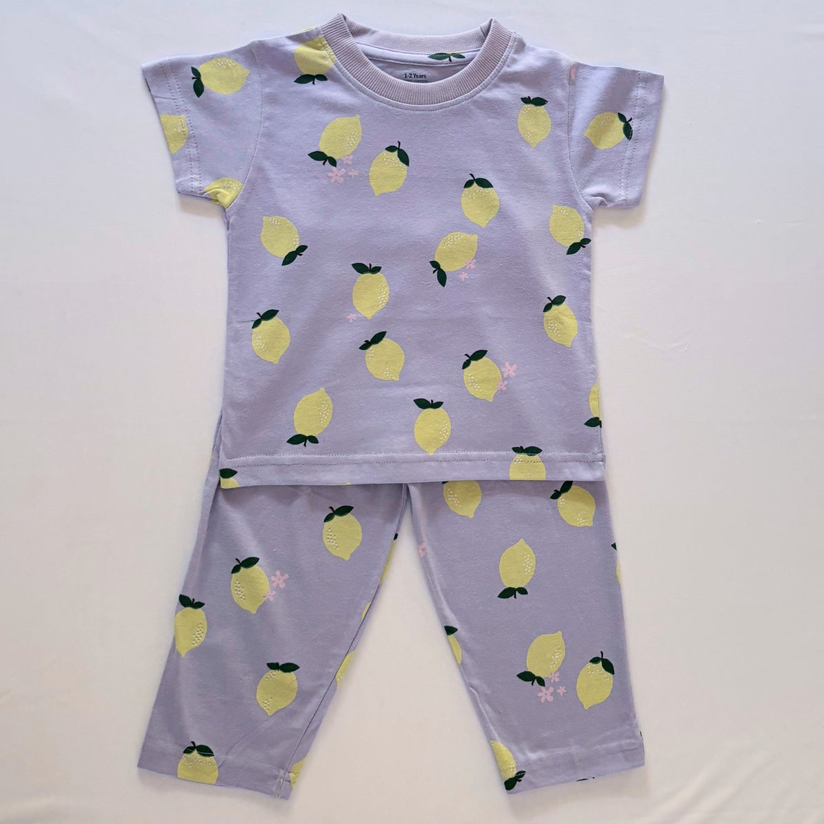 Lemon Whimsy Cotton Pyjama Set