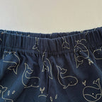 Close-up of the elastic waistband on the Ocean Whispers Cotton Shorts.